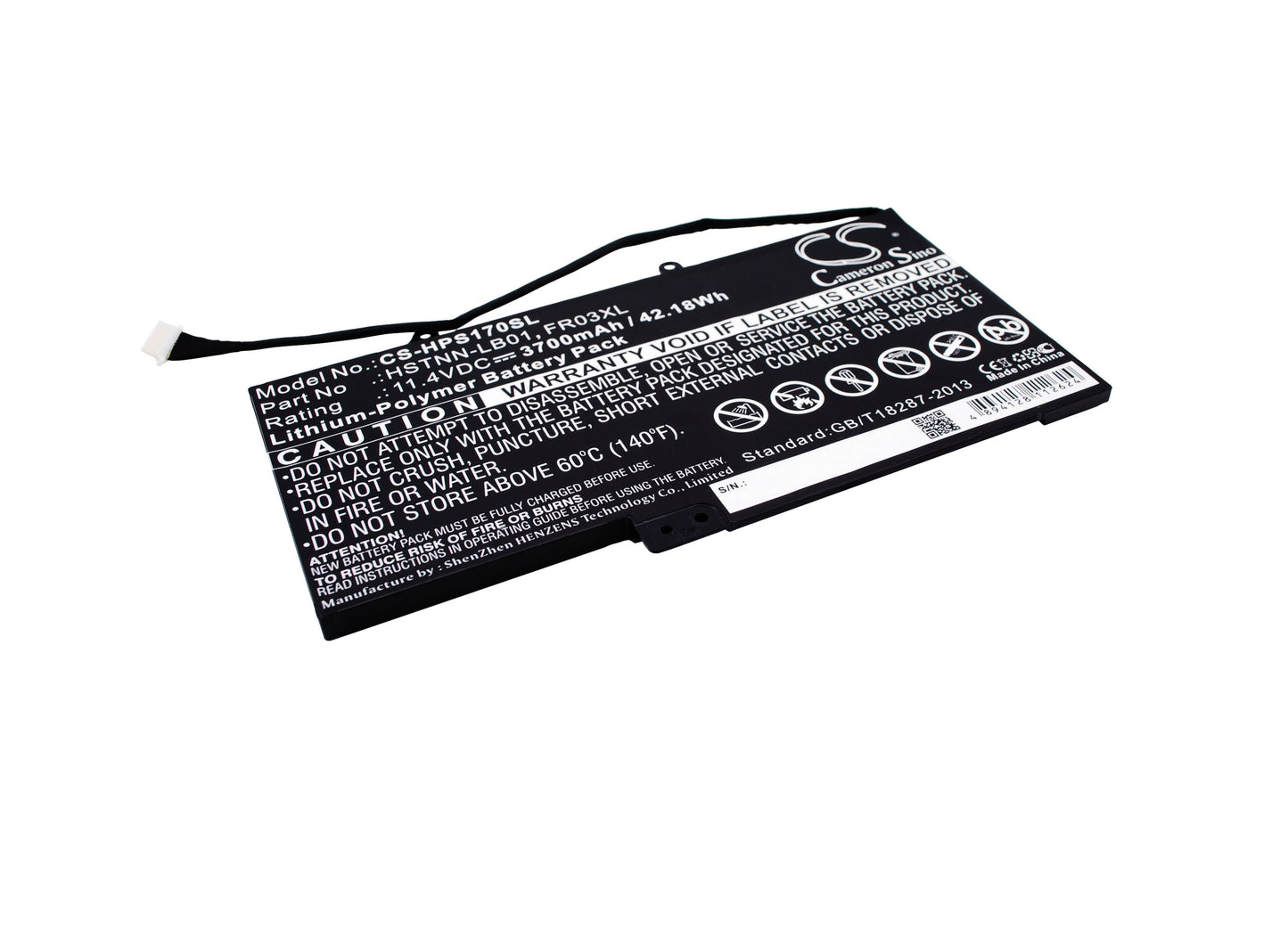 Replacement Battery for HP Slate 17 – Tablet – 3700mAh / 11.4V - image 1