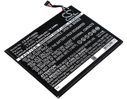 Replacement Battery for HP Pro Tablet 408 G1 – Tablet – 4800mAh / 3.8V - image 1
