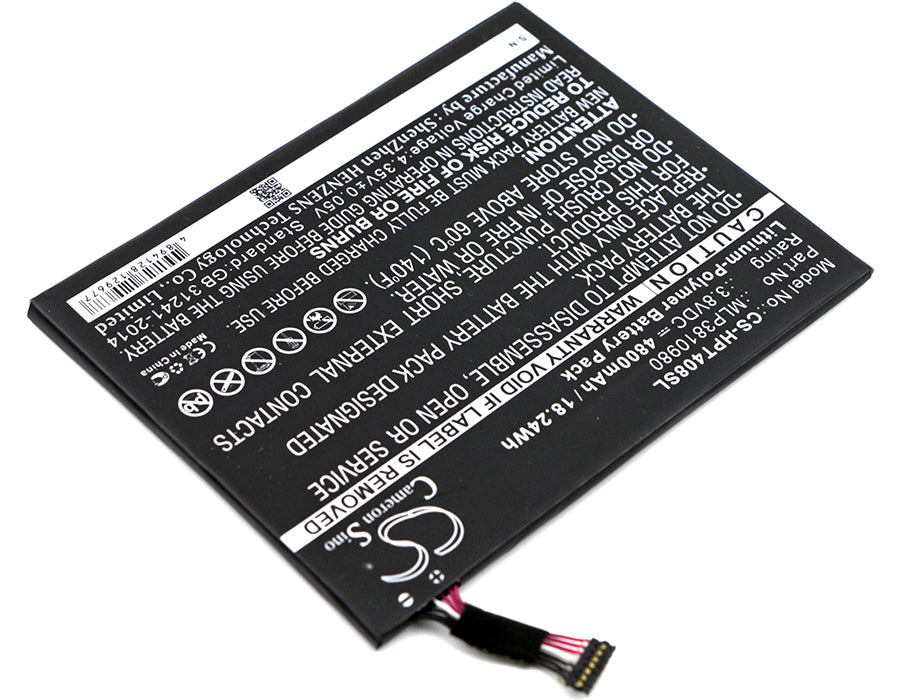 Replacement Battery for HP Pro Tablet 408 G1 – Tablet – 4800mAh / 3.8V - image 2