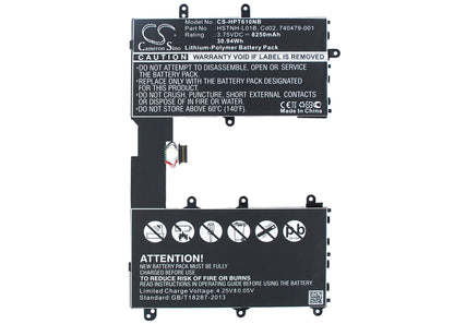 Replacement Battery for HP  F4W59EA – Notebook, Laptop – 8250mAh / 30.94Wh / 3.75V