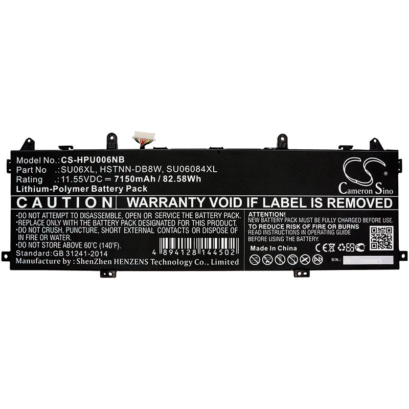 Replacement Battery for HP Spectre X360 15-DF0000 – Notebook, Laptop – 7150mAh / 11.55V - image 3