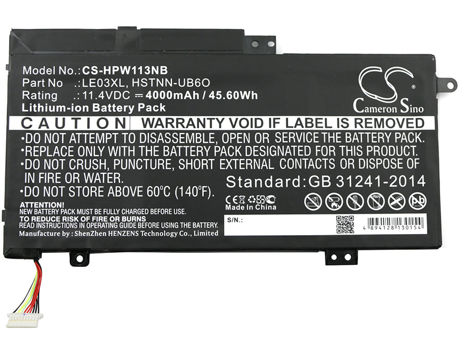 Replacement Battery for HP Envy x360 M6-W – Notebook, Laptop – 4000mAh / 11.4V - image 3