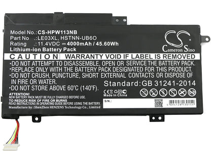 Replacement Battery for HP Envy x360 M6-W – Notebook, Laptop – 4000mAh / 11.4V - image 3