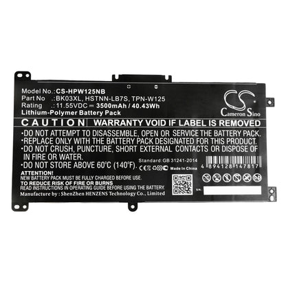 Replacement Battery for HP Pavilion X360 14-BA013NL – Notebook, Laptop – 3500mAh / 11.55V - image 3