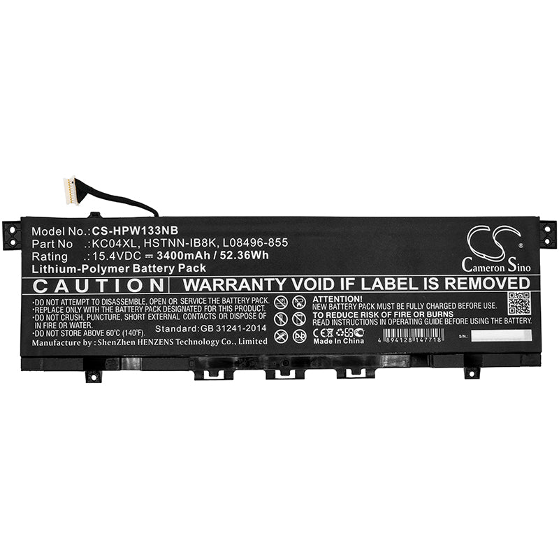 Replacement Battery for HP ENVY X360 13-AG0500ND – Notebook, Laptop – 3400mAh / 15.4V - image 3