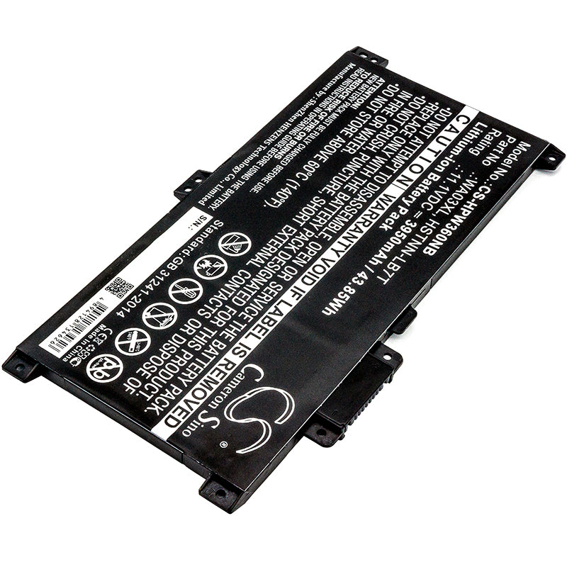 Replacement Battery for HP Pavilion X360 15-BK150SA – Notebook, Laptop – 3950mAh / 11.1V - image 2