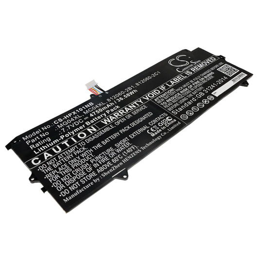 Replacement Battery for HP Elite x2 1012 G1-Y0F40UP – Notebook, Laptop – 4750mAh / 7.7V - image 1