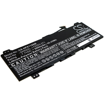 Replacement Battery for HP 11 G8 EE – Notebook, Laptop – 5900mAh / 7.7V - image 1