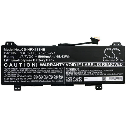 Replacement Battery for HP 11 G8 EE – Notebook, Laptop – 5900mAh / 7.7V - image 3