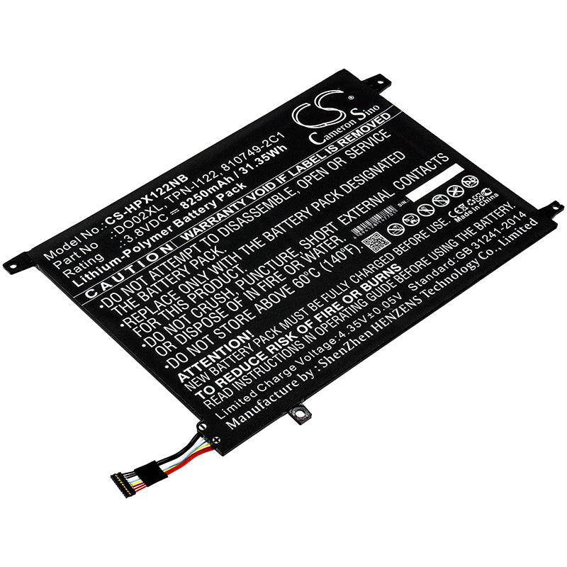 Replacement Battery for HP Pavilion X2 10-J014TU – Notebook, Laptop – 8250mAh / 3.8V - image 1