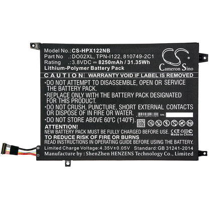 Replacement Battery for HP Pavilion X2 10-J014TU – Notebook, Laptop – 8250mAh / 3.8V - image 3