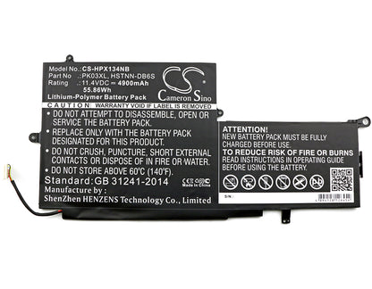 Replacement Battery for HP Spectre Pro X360 – Notebook, Laptop – 4900mAh / 11.4V - image 3