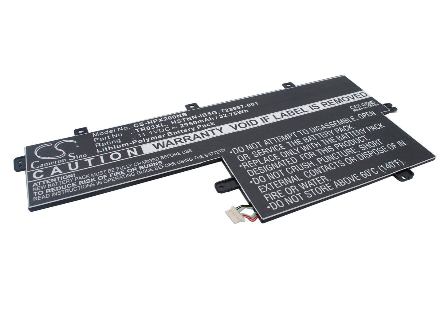 Replacement Battery for HP  Spectre 13 x2 Pro – Notebook, Laptop – 2950mAh / 32.75Wh / 11.1V