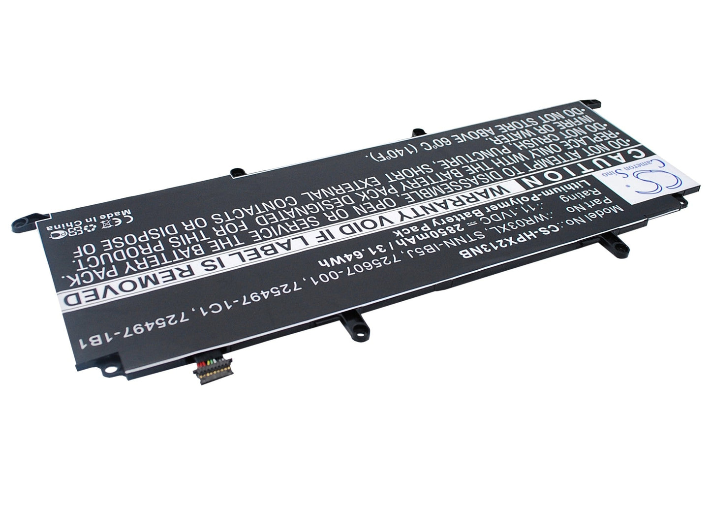 Replacement Battery for HP  Pavilion 13-p100ed X2 – Notebook, Laptop – 2850mAh / 31.64Wh / 11.1V