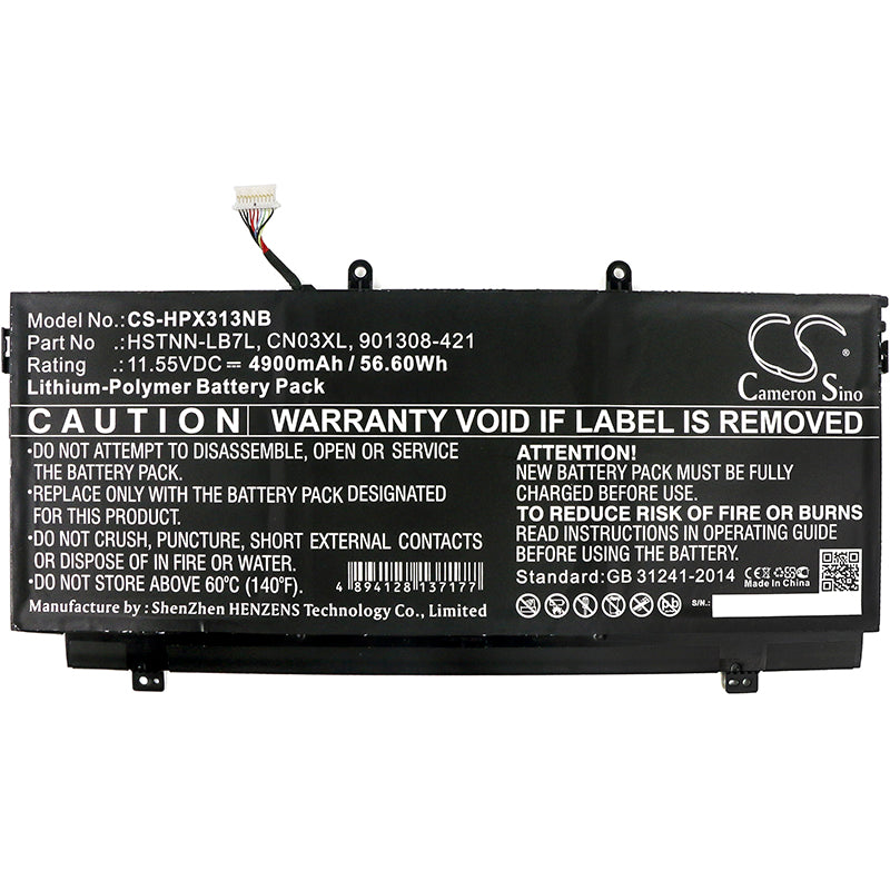 Replacement Battery for HP Spectre X360 13-AB001 – Notebook, Laptop – 4900mAh / 11.55V - image 3