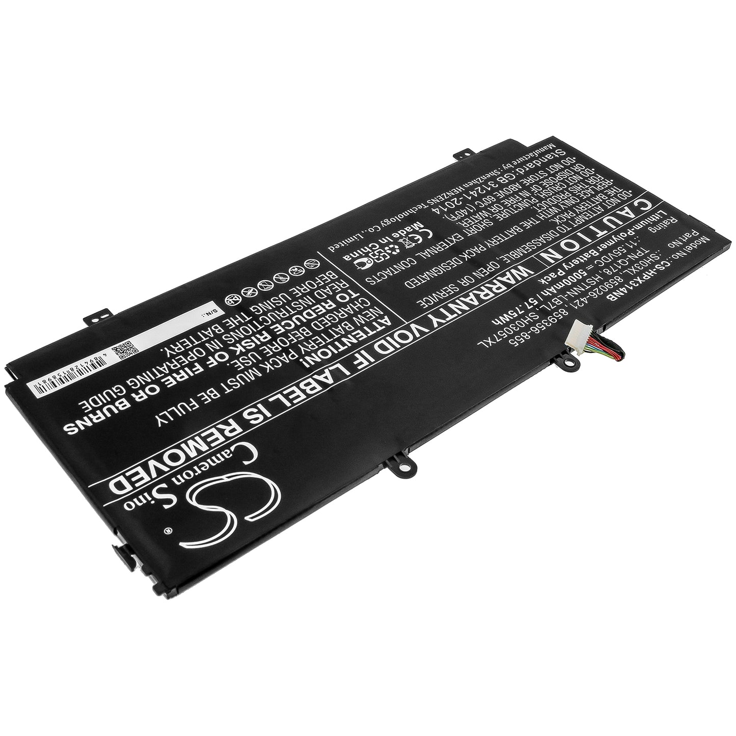 Replacement Battery for HP Spectre X360 13-W001NF – Notebook, Laptop – 5000mAh / 11.55V - image 2