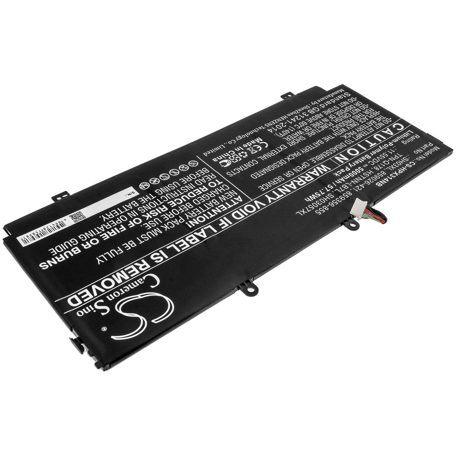 Replacement Battery for HP Spectre X360 13-W001NF – Notebook, Laptop – 5000mAh / 11.55V - image 2