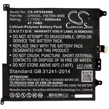 Replacement Battery for HP Chromebook X2 – Notebook, Laptop – 6200mAh / 7.7V - image 3