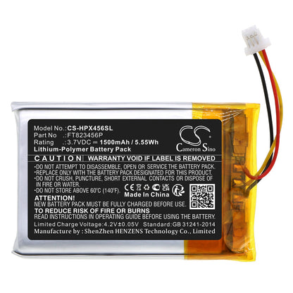 Replacement Battery for LucidSound  LS35X – Wireless Headset – 1500mAh / 5.55Wh / 3.7V
