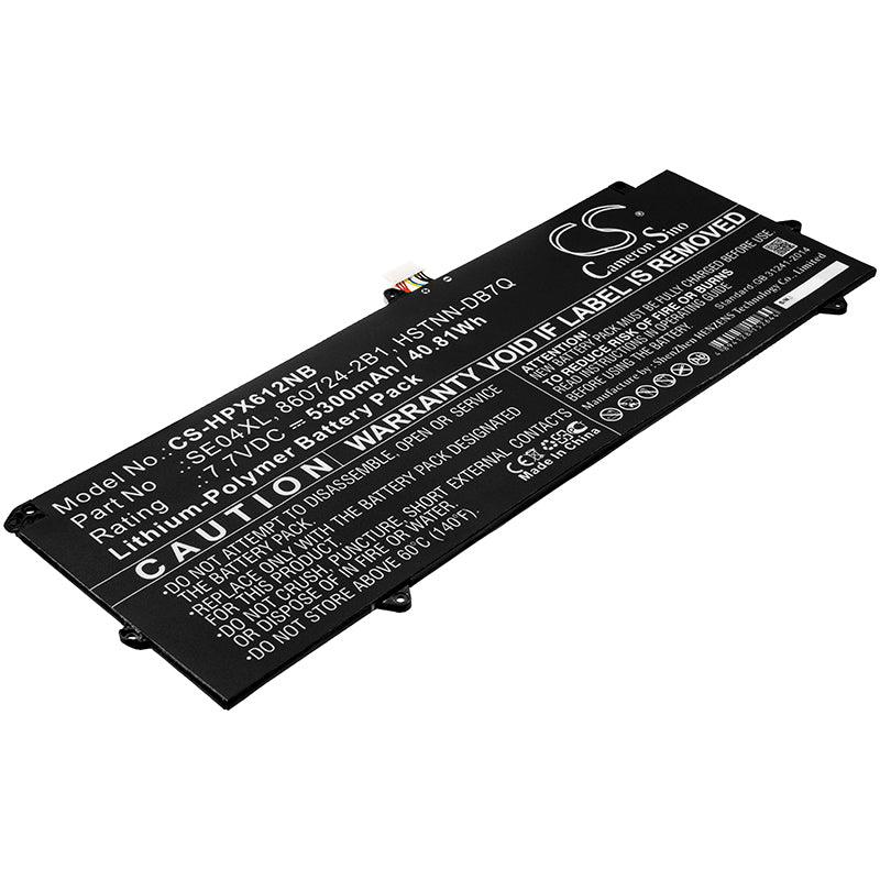 Replacement Battery for HP Pro X2 612 G2 (1LA51UT) – Notebook, Laptop – 5300mAh / 7.7V - image 1