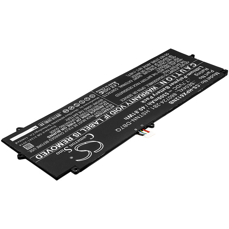 Replacement Battery for HP Pro X2 612 G2 (1LA51UT) – Notebook, Laptop – 5300mAh / 7.7V - image 2