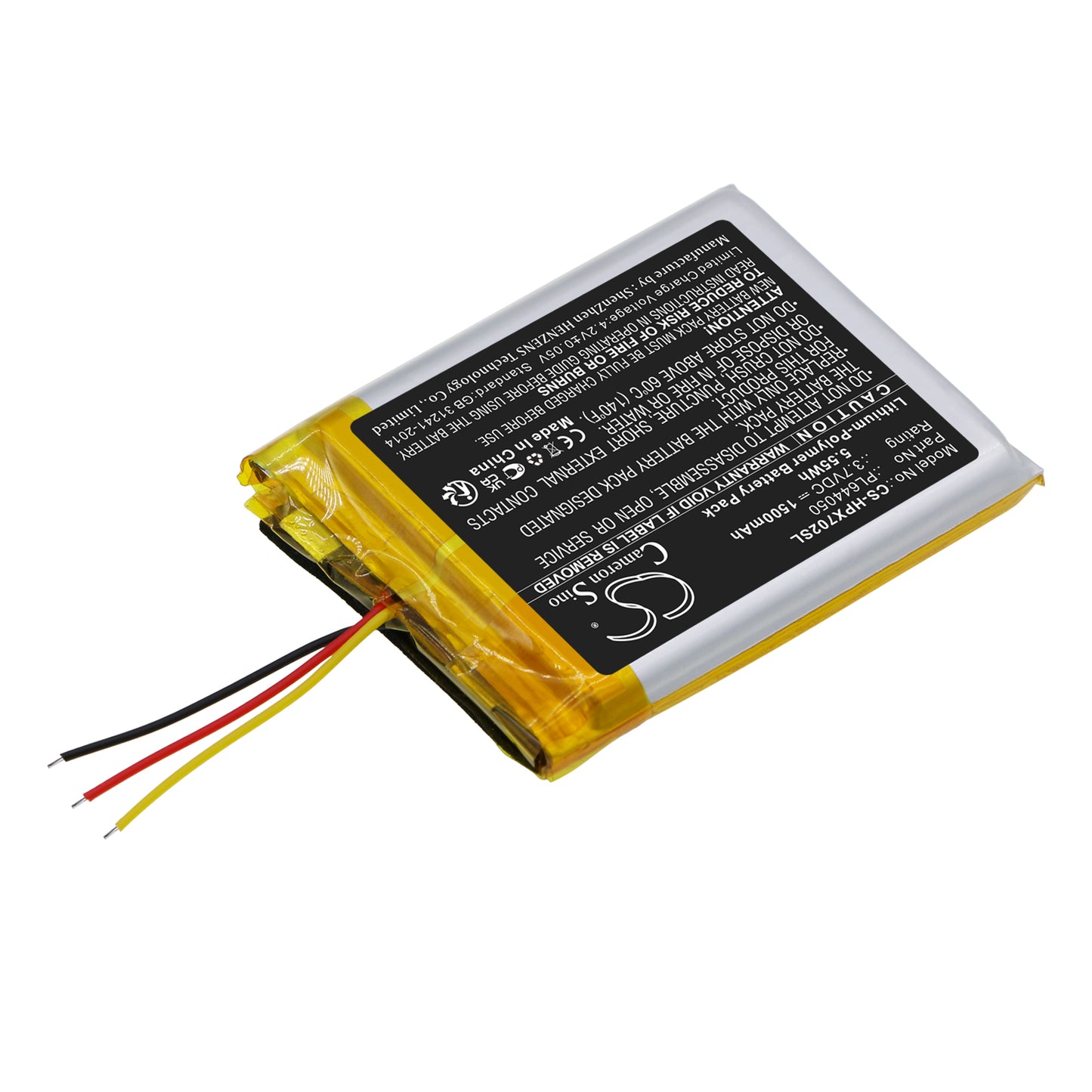 Replacement Battery for HyperX Cloud Flight – Wireless Headset – 1500mAh / 3.7V - image 2