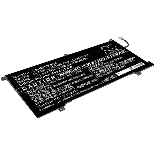 Replacement Battery for HP Chromebook X360 14 G1 – Notebook, Laptop – 5150mAh / 11.55V