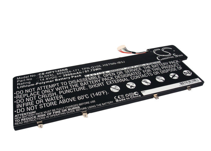 Replacement Battery for HP  ENVY 14-3001TU – Notebook, Laptop – 3900mAh/57.72Wh / 14.8V