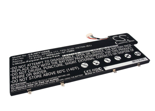 Replacement Battery for HP  ENVY 14-3001TU – Notebook, Laptop – 3900mAh/57.72Wh / 14.8V