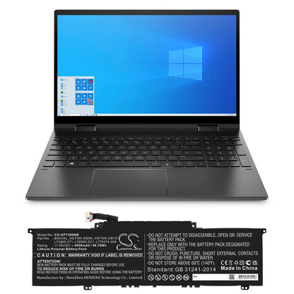Replacement Battery for HP  Envy 13 13-ba0003nu – Notebook, Laptop – 4050mAh / 46.78Wh / 11.55V