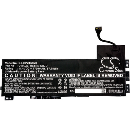 Replacement Battery for HP ZBook 15 G3 – Notebook, Laptop – 7700mAh / 11.4V - image 3