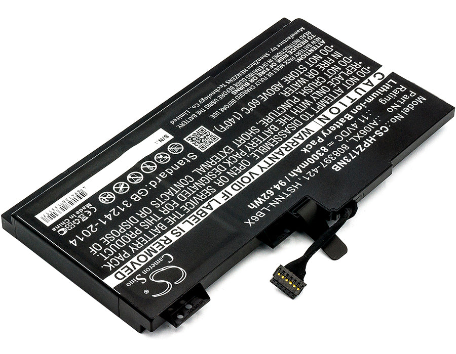 Replacement Battery for HP ZBook 17 G3 – Notebook, Laptop – 8300mAh / 11.4V - image 2