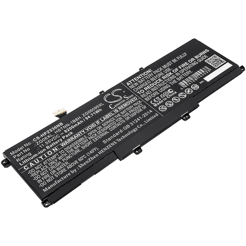 Replacement Battery for HP ZBook Studio G5 – Notebook, Laptop – 8200mAh / 11.55V - image 1