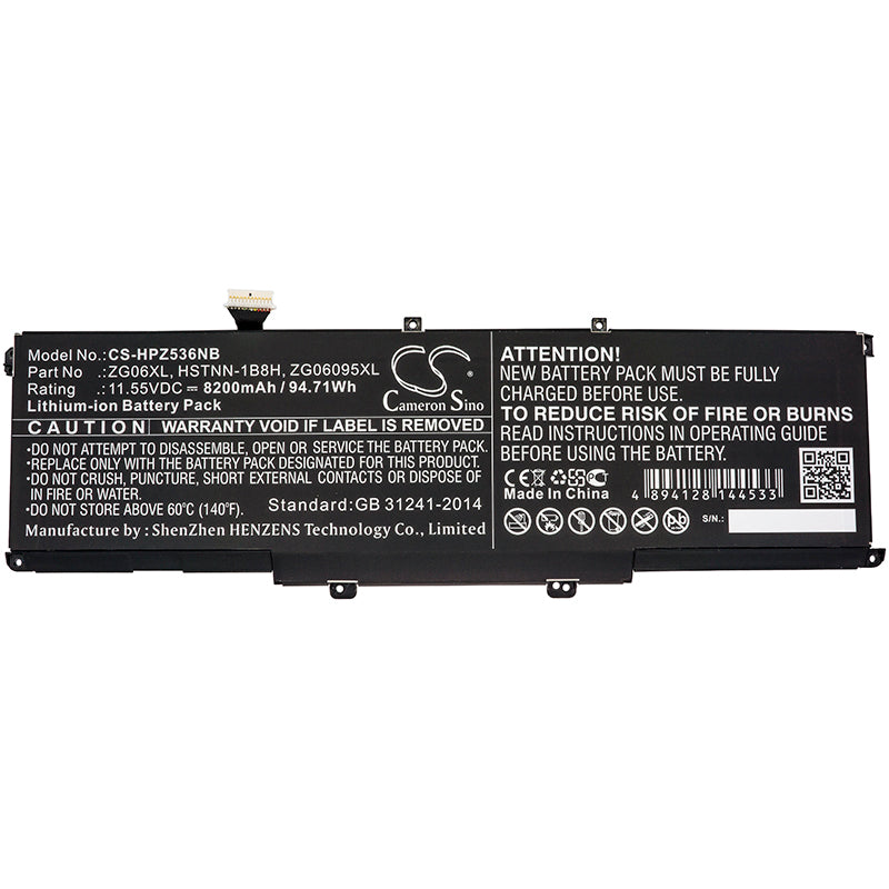 Replacement Battery for HP ZBook Studio G5 – Notebook, Laptop – 8200mAh / 11.55V - image 3