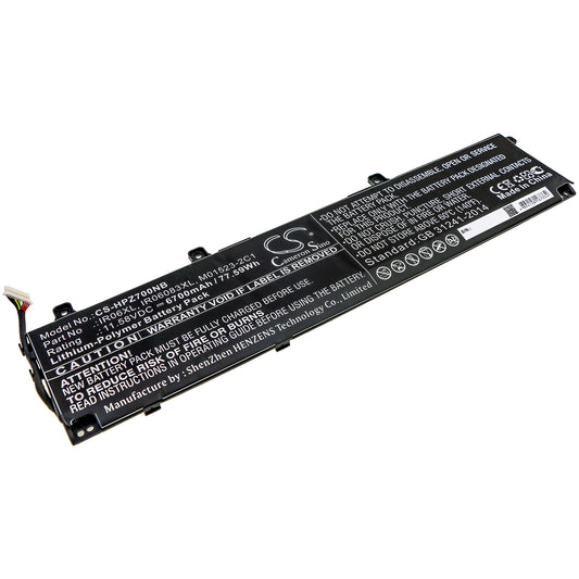 Replacement Battery for HP ZBook Power G7 – Notebook, Laptop – 6700mAh / 11.58V