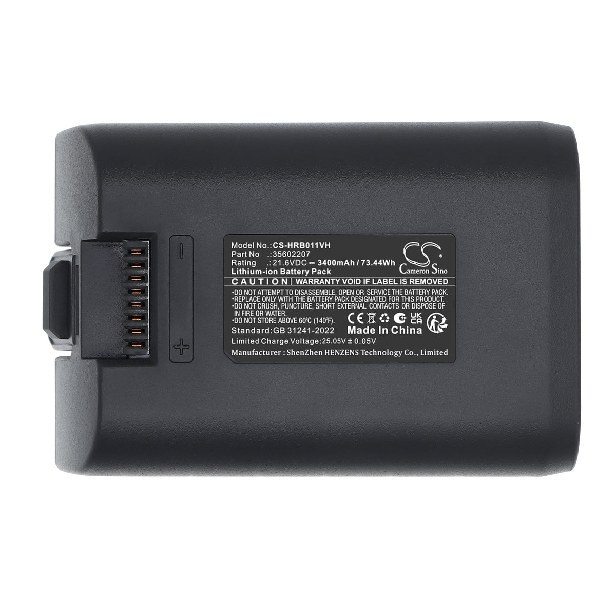 Replacement Battery for Hoover H-FREE 500 – Vacuum – 3400mAh / 21.6V