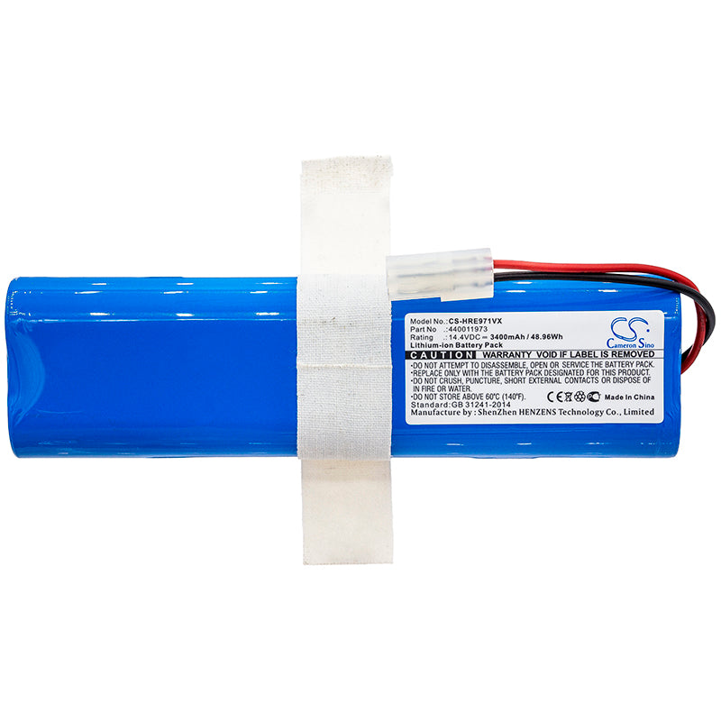 Replacement Battery for Moneual | Hoover MBOT 500 – Vacuum – 3400mAh / 14.4V