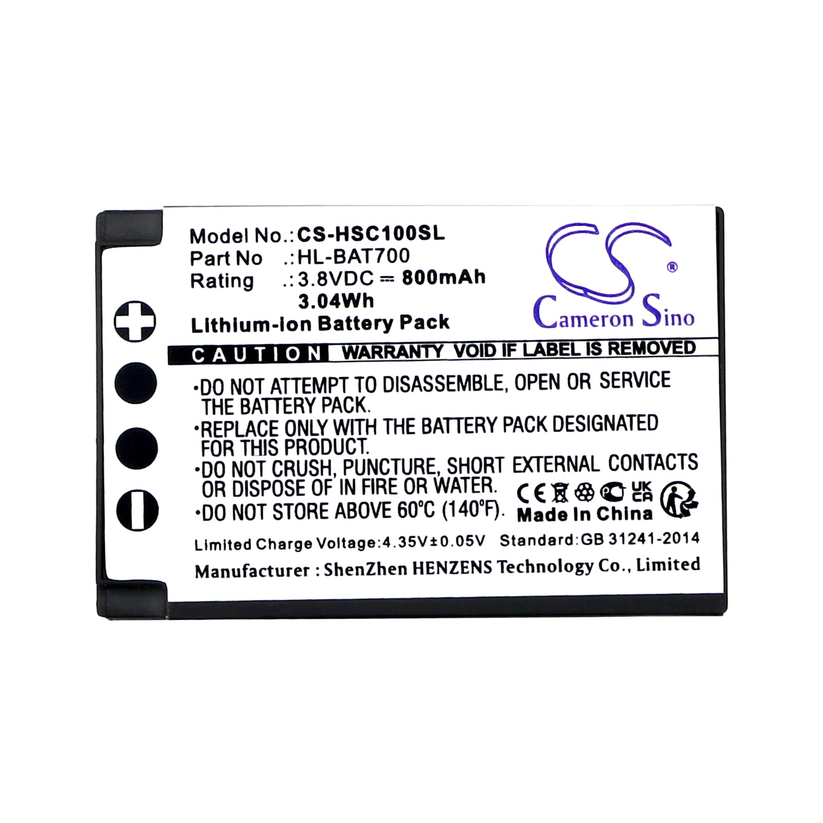 Replacement Battery for Hollyland Solidcom C1 – Wireless Headset – 800mAh / 3.8V - image 3