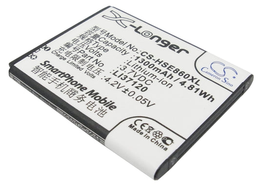 Replacement Battery for Hisense HS-E860 – Mobile, SmartPhone – 1300mAh / 3.7V