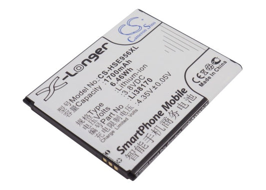 Replacement Battery for Hisense E956Q – Mobile, SmartPhone – 1700mAh / 3.8V
