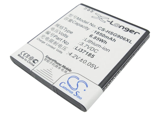 Replacement Battery for Hisense HS-EG906 – Mobile, SmartPhone – 1850mAh / 3.7V