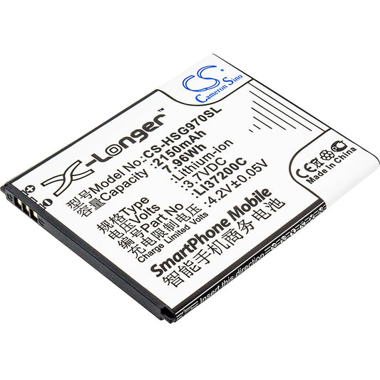 Replacement Battery for Hisense HS-U970 – Mobile, SmartPhone – 2150mAh / 3.7V