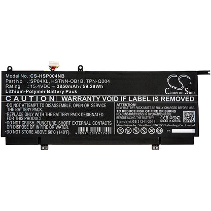 Replacement Battery for HP Spectre X360 13-AP0000NA – Notebook, Laptop – 3850mAh / 15.4V - image 3