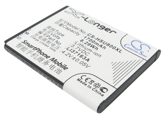 Replacement Battery for Hisense U8 – Mobile, SmartPhone – 1700mAh / 3.7V