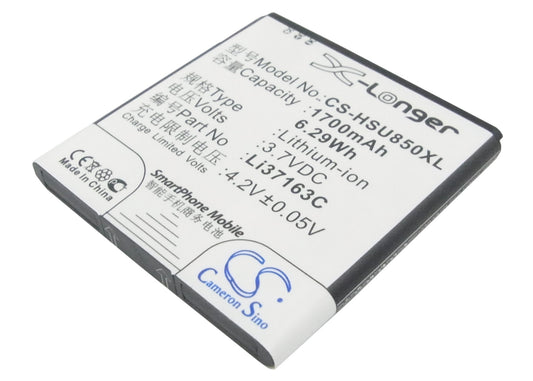 Replacement Battery for Hisense EG870 – Mobile, SmartPhone – 1700mAh / 3.7V