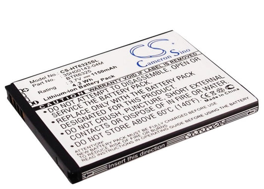 Replacement Battery for T-Mobile | HTC | Verizon myTouch HD – Mobile, SmartPhone – 1150mAh / 3.7V
