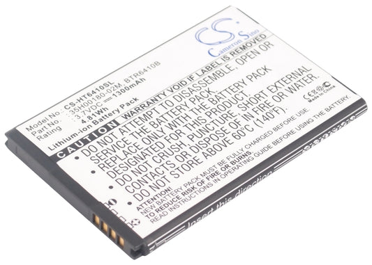 Replacement Battery for Verizon | HTC ADR6410 – Mobile, SmartPhone – 1300mAh / 3.7V