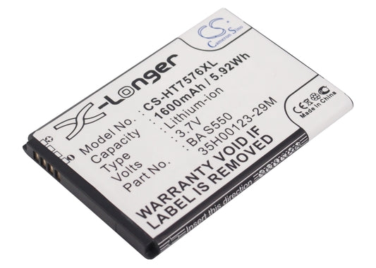 Replacement Battery for HTC 7 Pro – Mobile, SmartPhone – 1600mAh / 3.7V