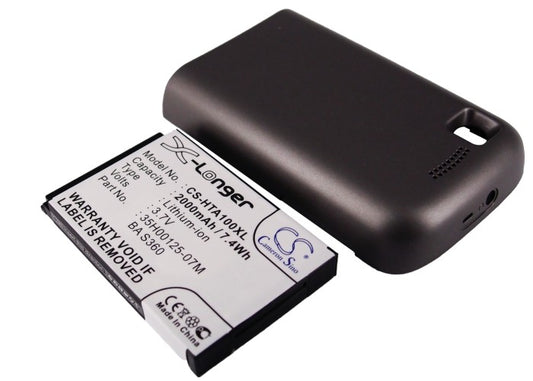 Replacement Battery for HTC Tatto – Mobile, SmartPhone – 2000mAh / 3.7V