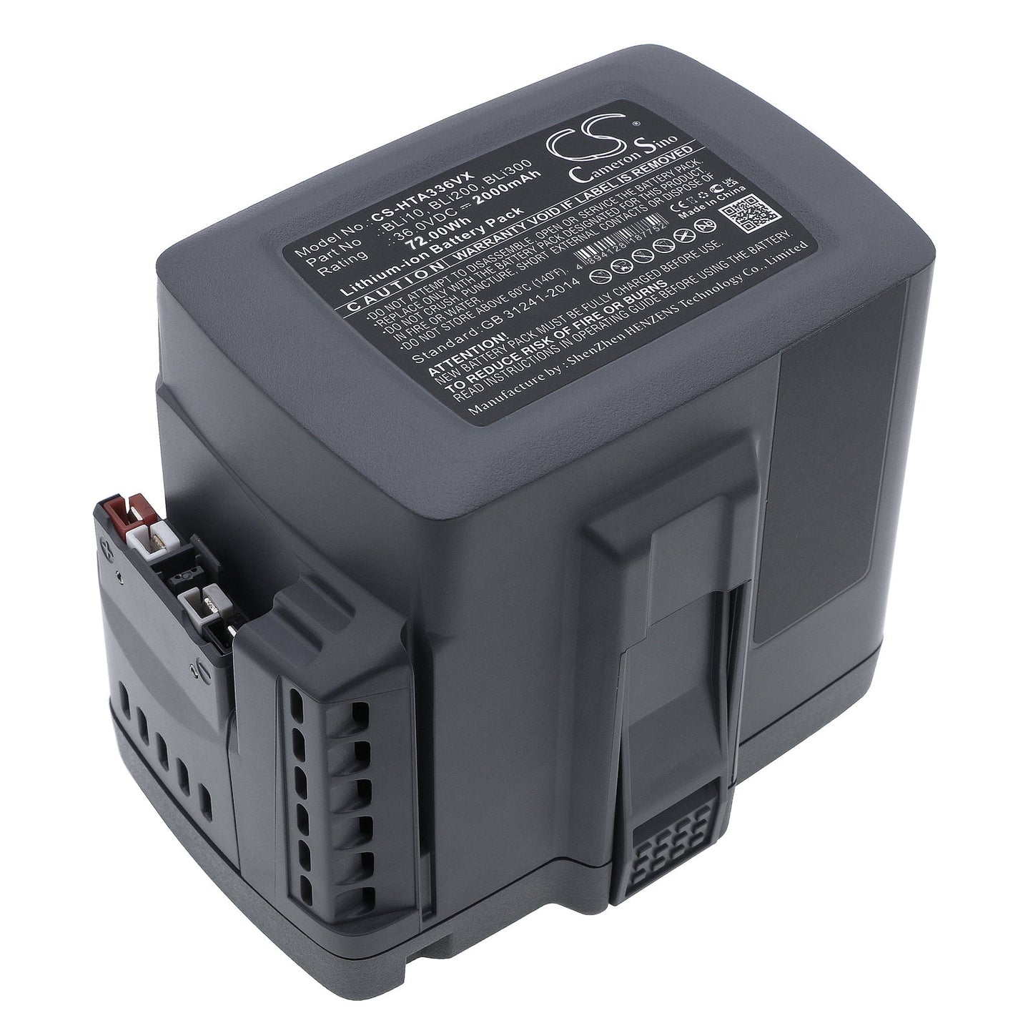 Replacement Battery for Husqvarna  110iL – Lawn Mowers – 2000mAh / 72.00Wh / 36.0V
